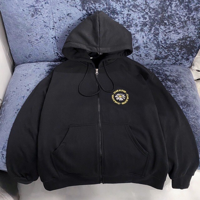 Áo khoác unisex form rộng Nỉ Floral Fun, nam nữ ulzzang WIND | BigBuy360 - bigbuy360.vn