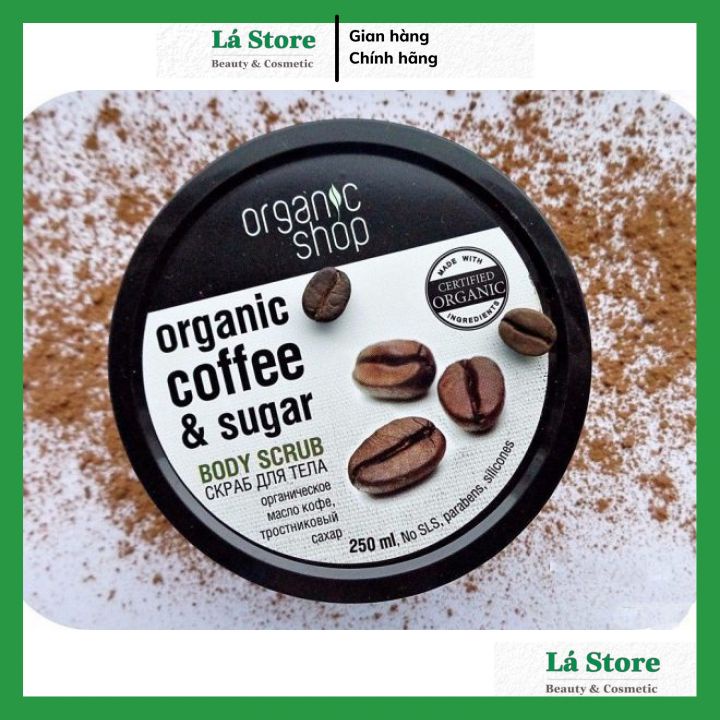 Tẩy Tế Bào Chết Toàn Thân Organic Shop Organic Coffee & Sugar Body Scrub