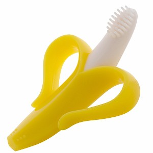 Gặm nướu và bàn chải chuối 2 in 1 BABY BANANA - Mỹ