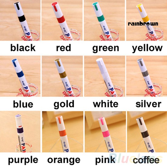 Bút Đánh Dấu Lốp Xe Hơi 12 Màu Chống Nước