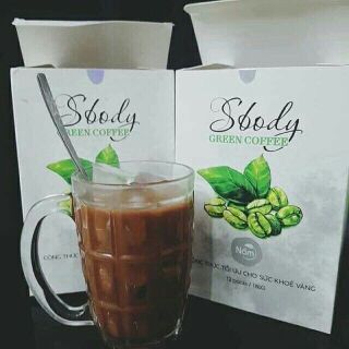 SBODY GREEN COFFEE NẤM – CÀ PHÊ SỮA GIẢM CÂN