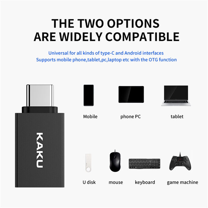 Cáp Chuyển Kaku Type C sang USB