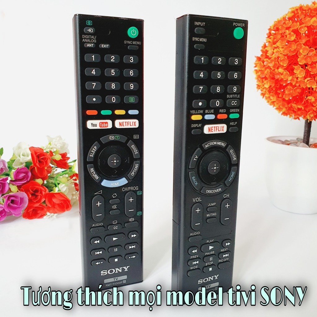 Điều khiển tivi sony , remote tivi Sony smart RMT-TX200, TX300 hàng cao cấp