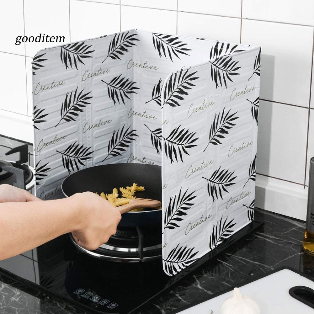 Bảng chống dầu bắn bằng lá nhôm xếp được họa tiết xương rồng dùng ở lò nấu ăn nhà bếp