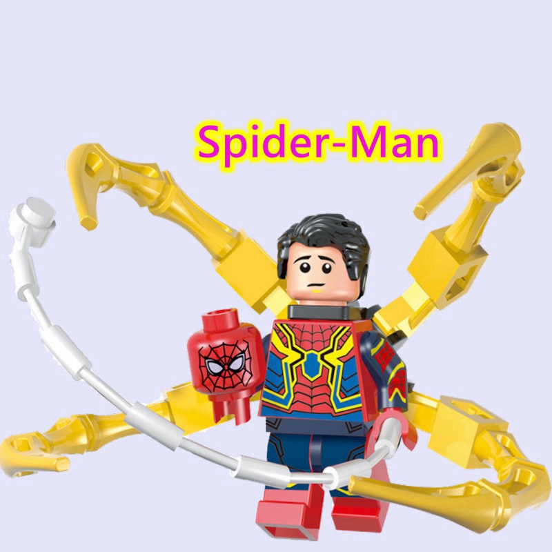 Bộ đồ chơi khối lắ́p ráp Lego mô hình nhân vật Avengers Hulk Ham Green Goblin Spider Man Spiderman độc đáo