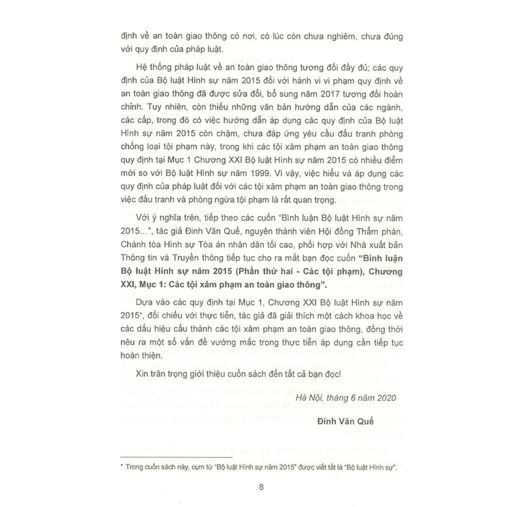 Sách - Bình Luận Bộ Luật Hình Sự Năm 2015 - Phần Thứ Hai - Các Tội Phạm - Chương XXI - Mục I: Các Tội Xâm Phạm An Toàn.. | BigBuy360 - bigbuy360.vn