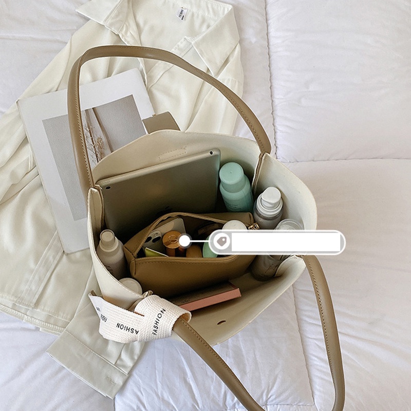 Túi Đeo Vai Cỡ Lớn In Chữ Thời Trang Cho Nữ