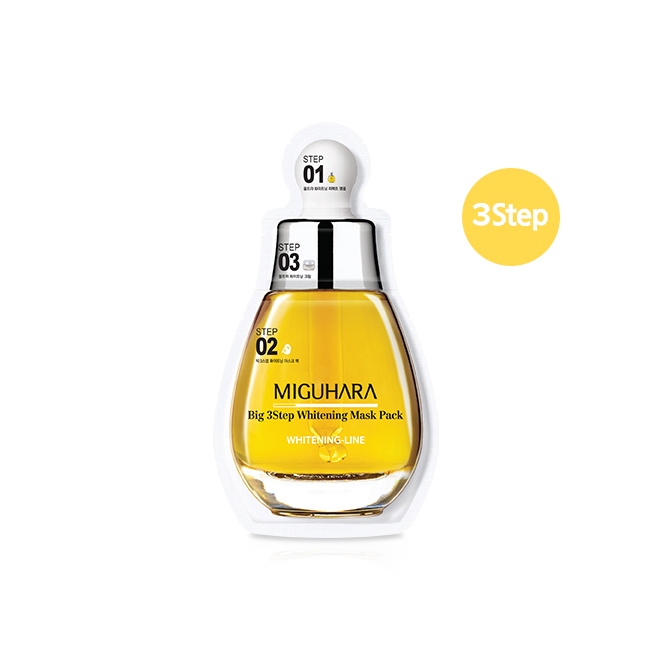 MIGUHARA Big3 Step Whitening Mask Pack 10ea