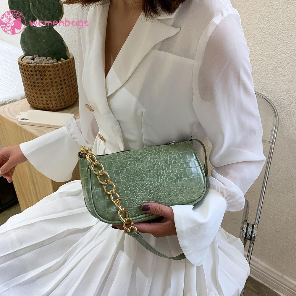 Túi Xách Da PU Họa Tiết Da Cá Sấu Thời Trang Cho Nữ | BigBuy360 - bigbuy360.vn