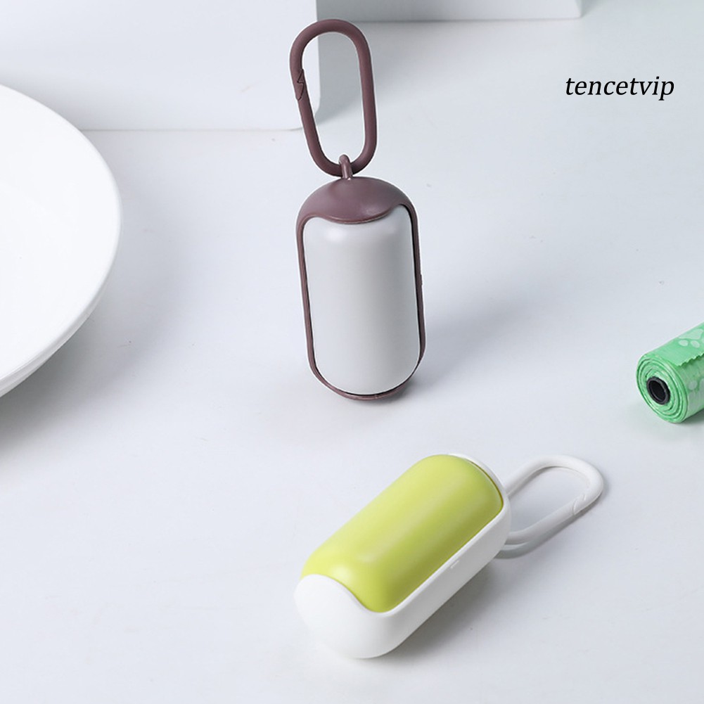 Hộp đựng kèm túi rác nylon vệ sinh cho thú cưng tiện dụng khi đi du lịch