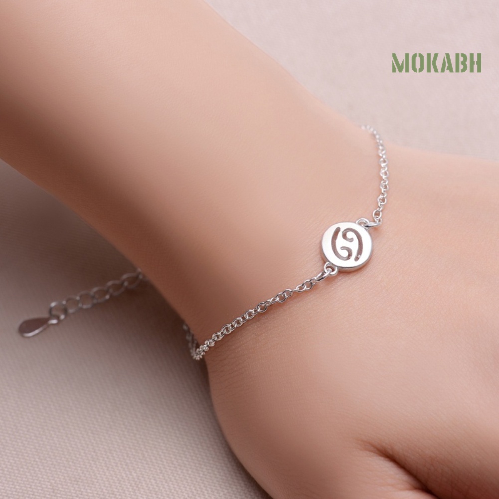 Vòng Đeo Tay Họa Tiết 12 Cung Hoàng Đạo Thời Trang Dành Cho Nữ