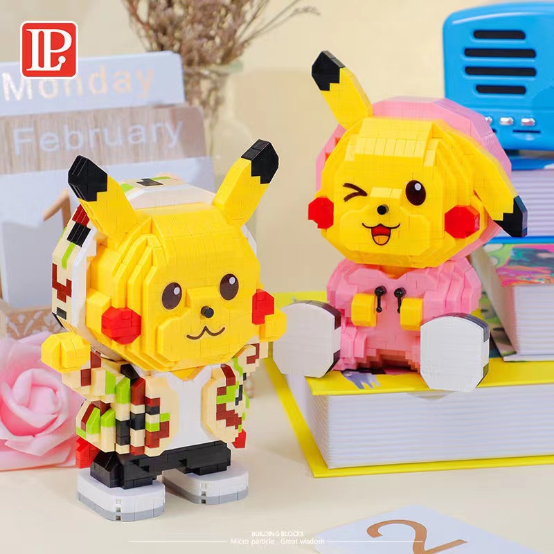 Bộ Đồ Chơi Xếp Hình Pokemon Độc Đáo Thú Vị Dành Cho Bé