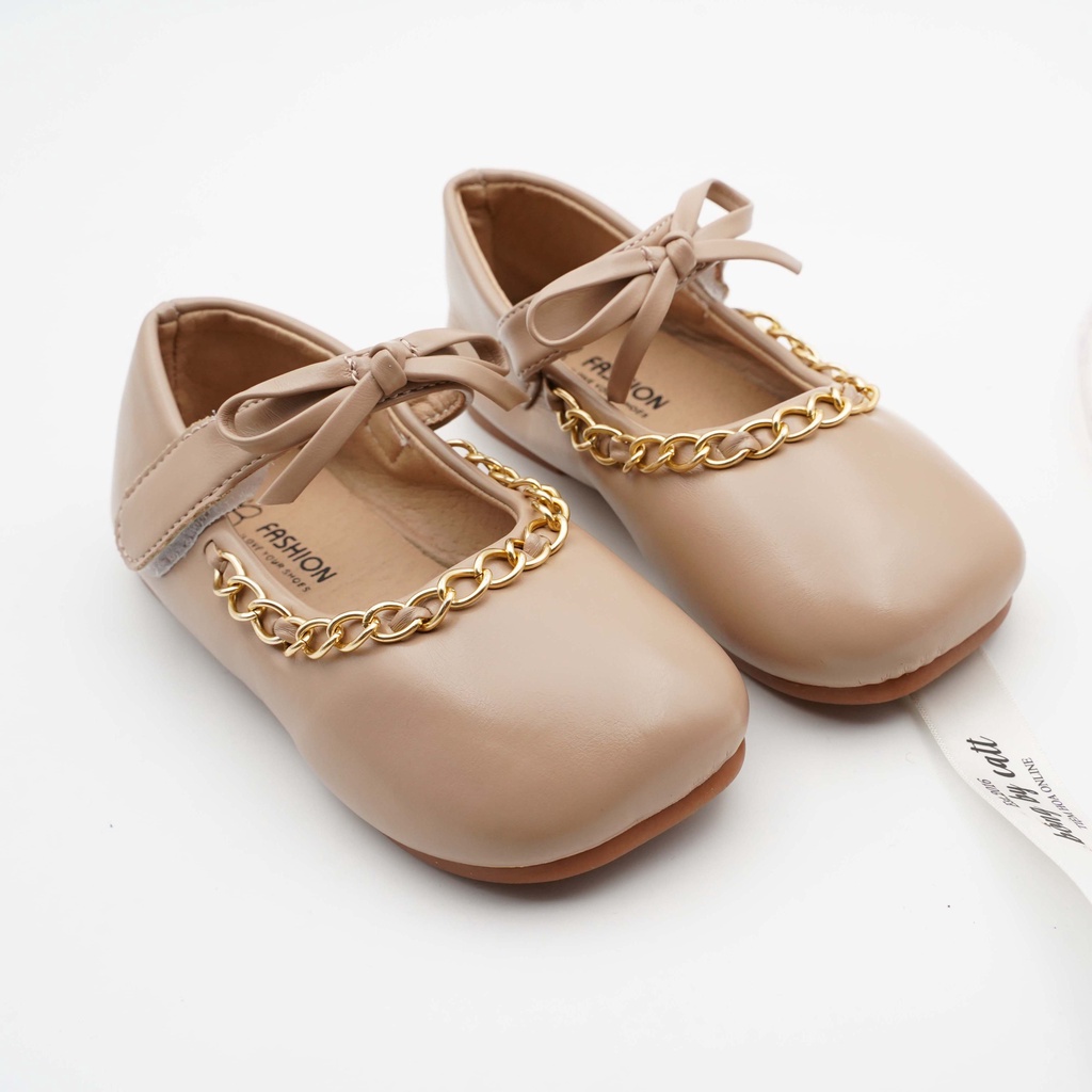 Giày công chúa nơ nhỏ xinh xắn cho bé gái size [22~31]