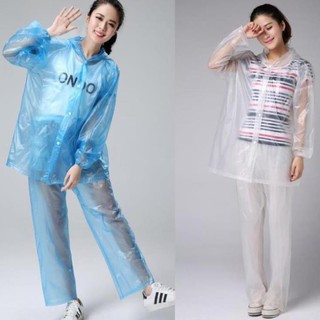 Áo mưa nilon bộ có quần - loại dày