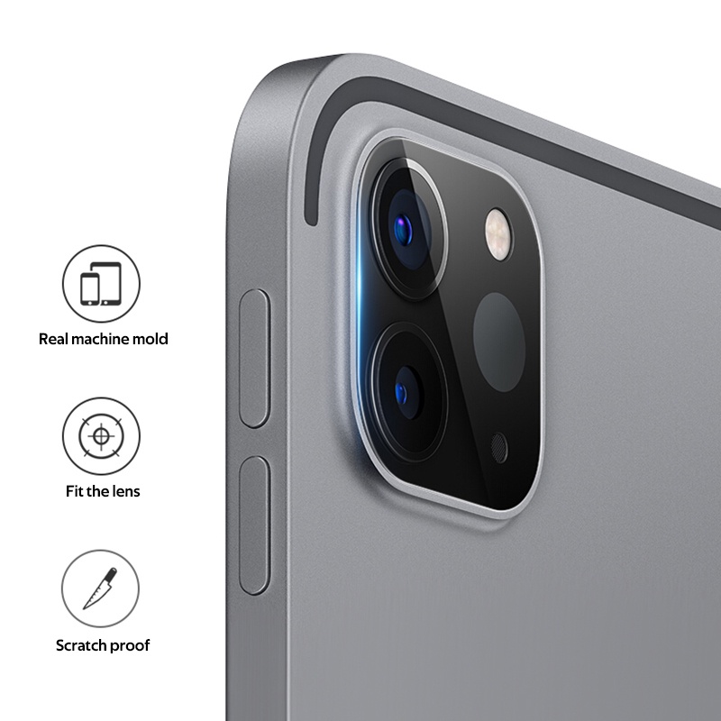 Kính Cường Lực 9H Chống Sốc Chống Trầy Bảo Vệ Ống Kính Máy Ảnh Sau Cho iPad Pro 2020 2021 2022 11 12.9