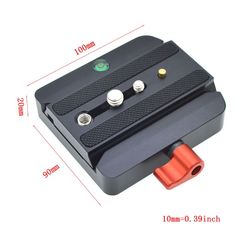 Bộ Chuyển Đổi Đế Giày Bằng Hợp Kim Nhôm Với Ốc Vít 1 / 4 3 / 8 inches Cho Máy Ảnh DSLR
