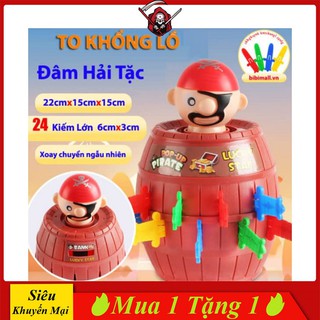 Đồ Chơi Đâm Hải Tặc KINPOW Loại Lớn 24 Phụ Kiện Cho Các Bé Chơi Đội Nhóm Vui Nhộn