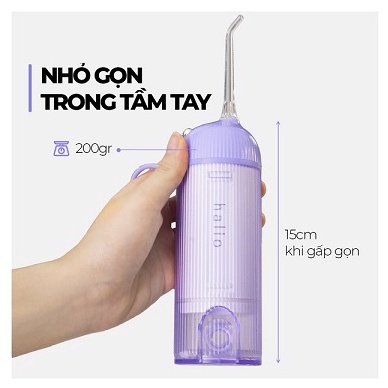 Halio Máy tăm nước UltraClean Oral Irrigator - Periwinkle
