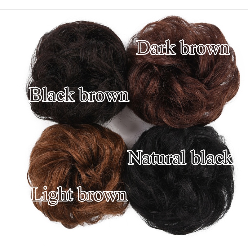 Búi tóc giả Wigsin kiểu xoăn hiệu ứng tự nhiên dành cho nữ