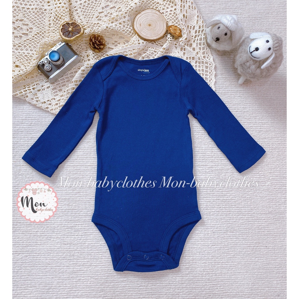 ÁO Body dài tay cotton mềm mịn cho bé