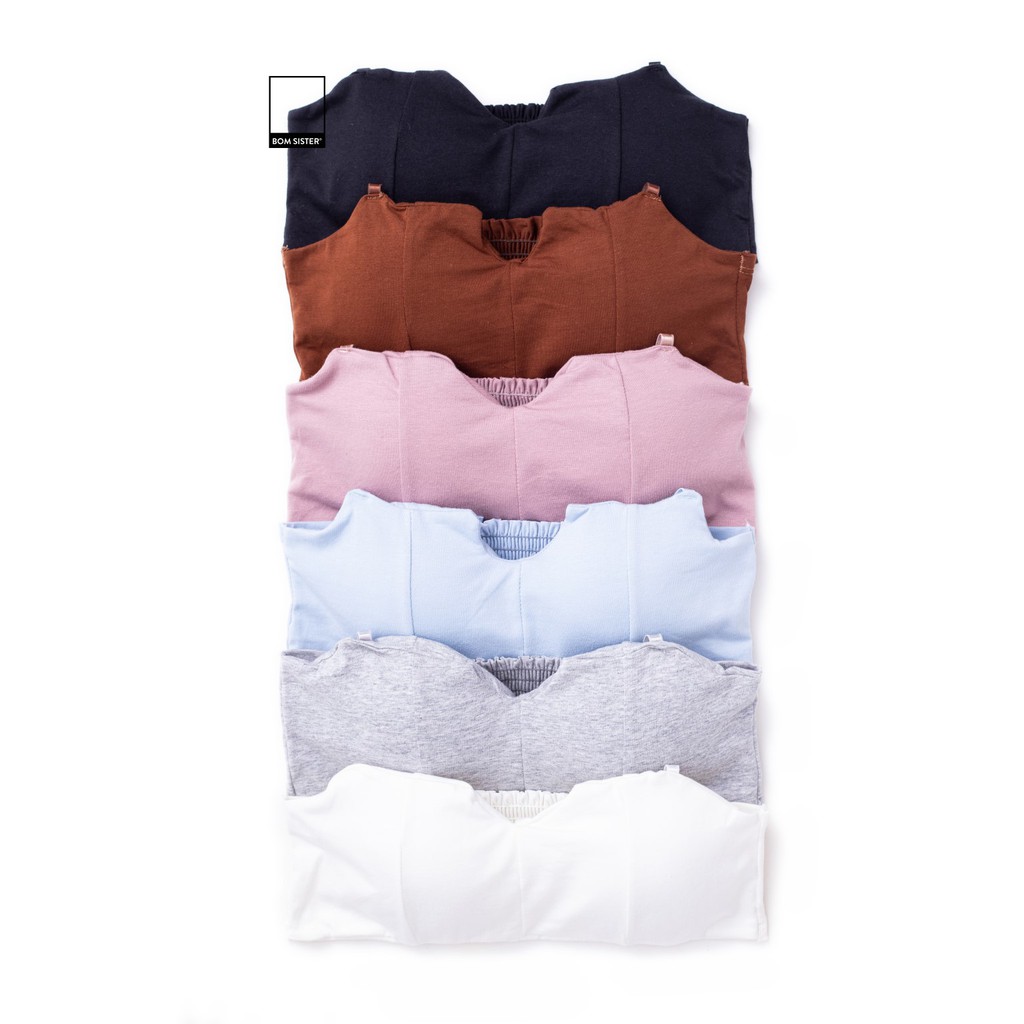 [Mã FARSBRBOM1 giảm 10% đơn 99K] Áo lót mút mỏng cúp ngang không gọng lưng thun nâng ngực BOM SISTER BR669 | BigBuy360 - bigbuy360.vn