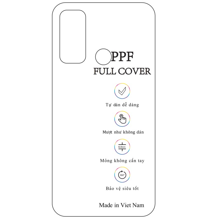 Dán dẻo PPF Vsmart Live 4 mặt sau