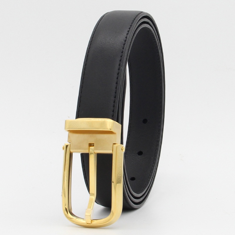 Thắt lưng Nam, dây lưng mặt khóa kim Công Sở, dây da khâu viền bền bỉ lịch lãm - Có Bảo hành