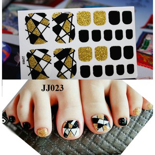 Miếng dán móng chân - Nail Wraps (22 miếng dán khô)