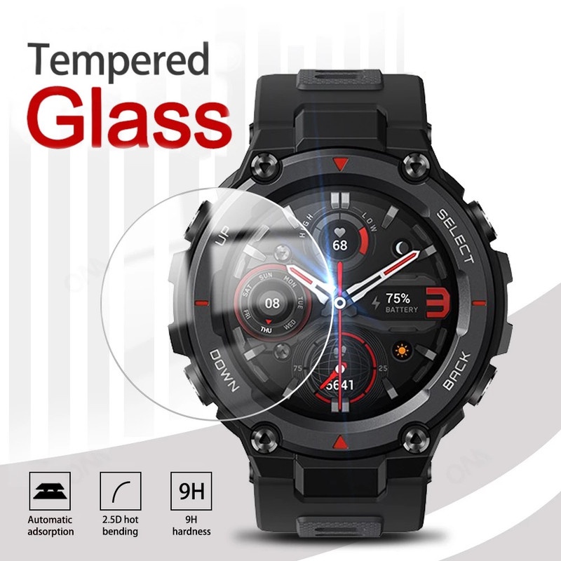 Kính Cường Lực Siêu Mỏng HD Chống Trầy Xước Bảo Vệ Màn Hình Đồng Hồ Thông Minh Huami Amazfit T-Rex/T-Rex Pro
