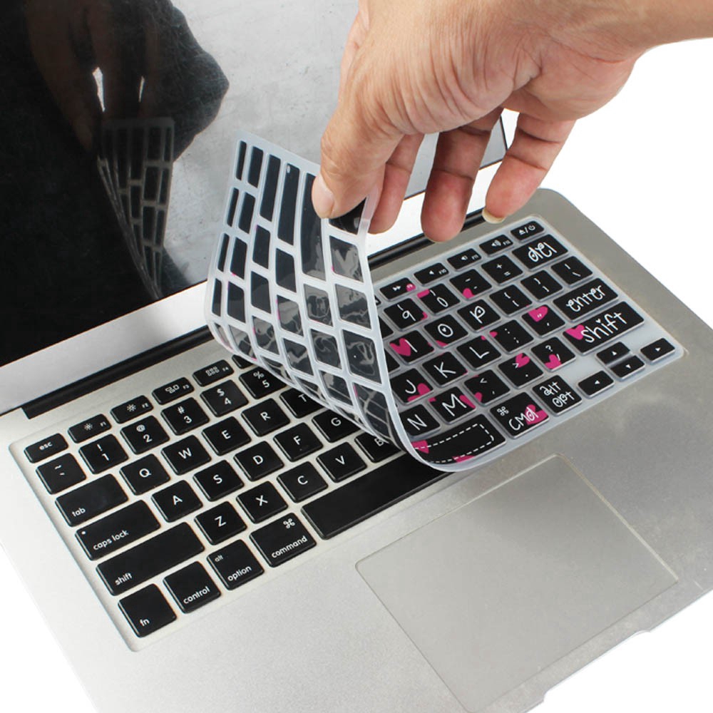 Miếng lót bảo vệ bàn phím bằng silicon thích hợp cho Macbook Air Pro Retina 13" 15“ 17”