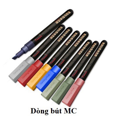 Bút sơn mô hình Hobby Mio dòng MC màu thường MF màu huỳnh quang HobbyMio thumbnail