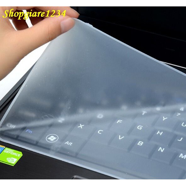 ⌨️ Miếng phủ bàn phím silicon 13 -> 17 inch (chắn bụi, chống nước cho latop). Bảo vệ tối ưu cho laptop của bạn