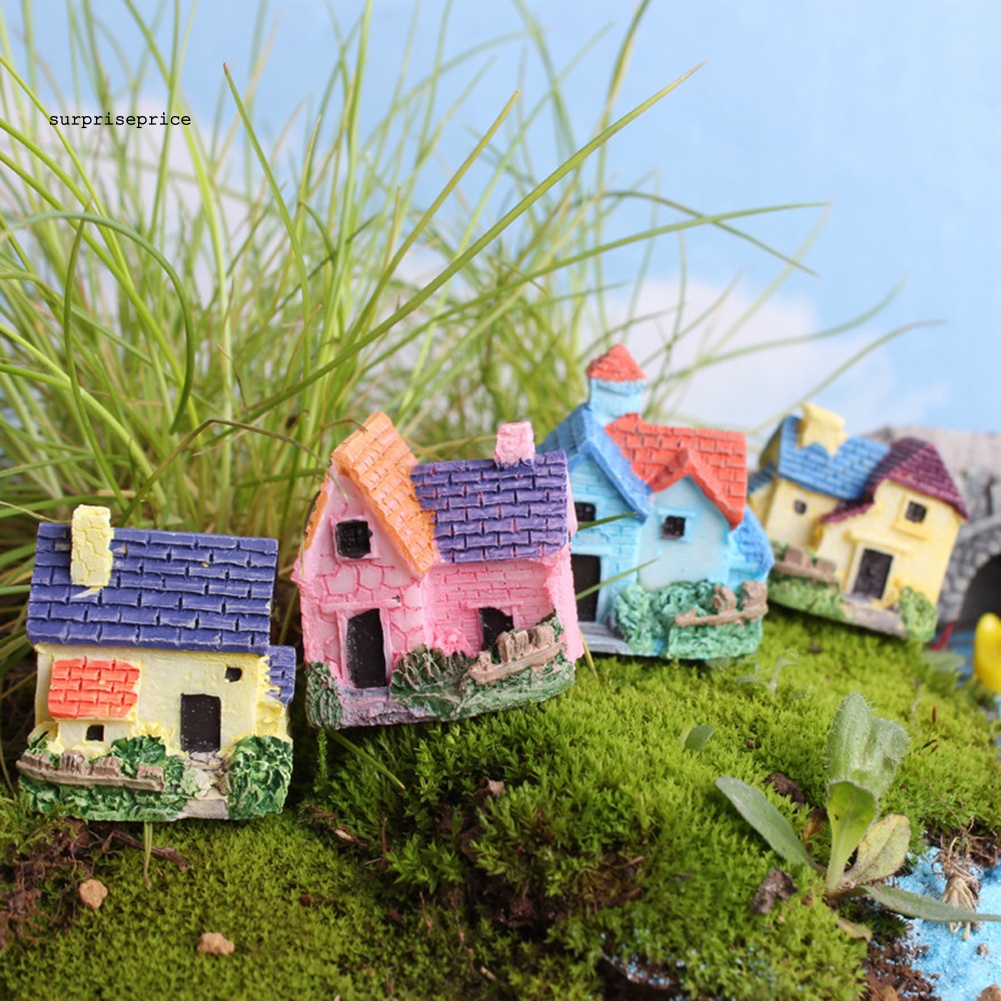 Đồ trang trí Ngôi Nhà Nhỏ Dùng Trang Trí Sân Vườn DIY