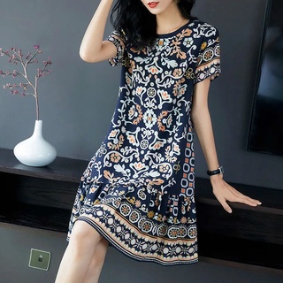 Đầm hoa dáng rộng phong cách thời trang mùa hè dành cho nữ