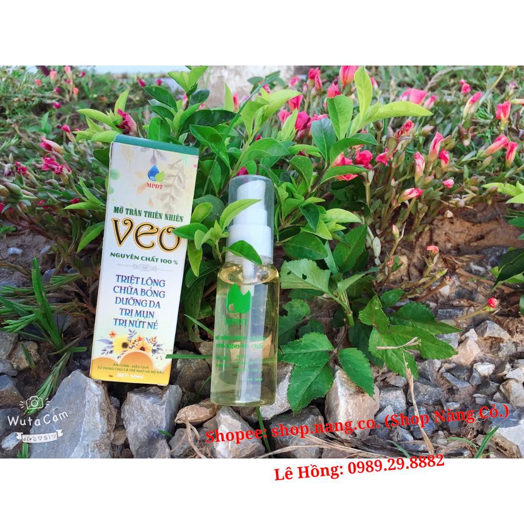 Tinh Chất MỠ TRĂN Veo Nguyên chất TRIỆT LÔNG, HẾT NỨT NẺ, LÀNH BỎNG, DƯỠNG DA, GIẢM MỤN...