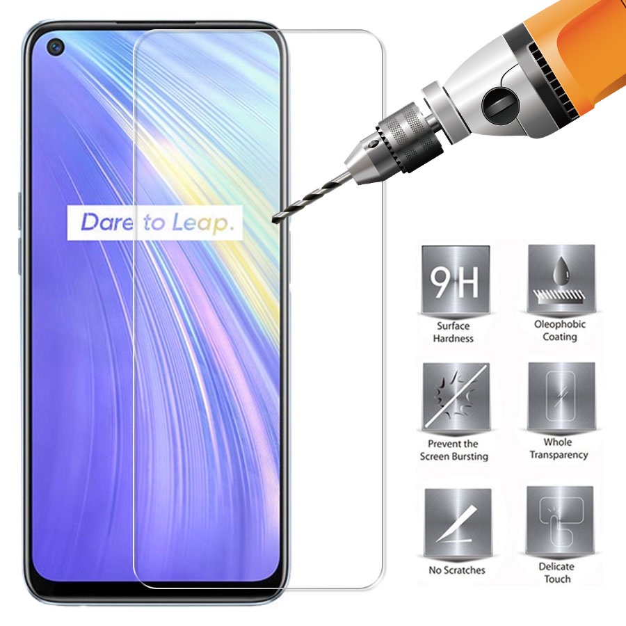 Kính cường lực trong suốt Cho Realme 9 8 5G 8i 7 7i 6 6i 5 5i 3Pro C35 C2 C3 C11 2021 C12 C15 C17 C21 C21Y C25 C25S C25Y XT Narzo 20 30A 50A Prime 50A Prime 50A