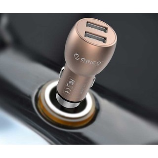 Sạc 2 cổng USB cho xe ô tô Orico UCM-2U