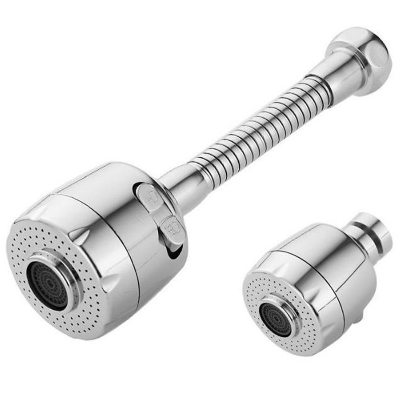 Vòi nước - Đầu vòi xoay 360 có 2 chế độ bật nước dễ dàng cho người sử dụng.
