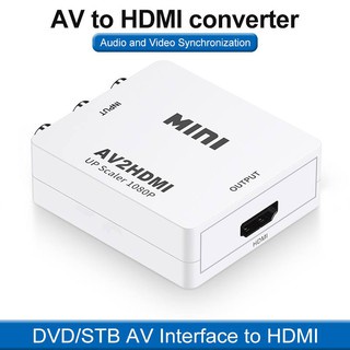 ✅Free Ship ✅Bộ Chuyển Đổi, Bộ Chuyển AV Sang HDMI, Chuyển Từ Cổng Av Ra Cổng Hdmi Bảo Hành 6 Tháng