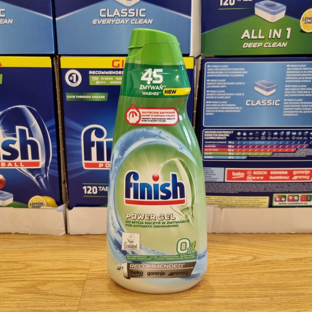 Viên rửa bát hữu cơ FINISH ECO all in one max 10 tính năng nhập khẩu EU, túi 70 viên,