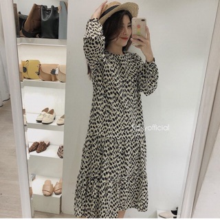 Đầm voan suông freesize