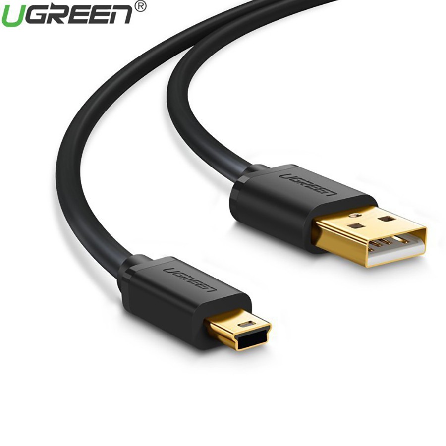 Cáp Mini USB to USB 2.0 Ugreen 10385 dài 1,5m chính hãng - HapuStore
