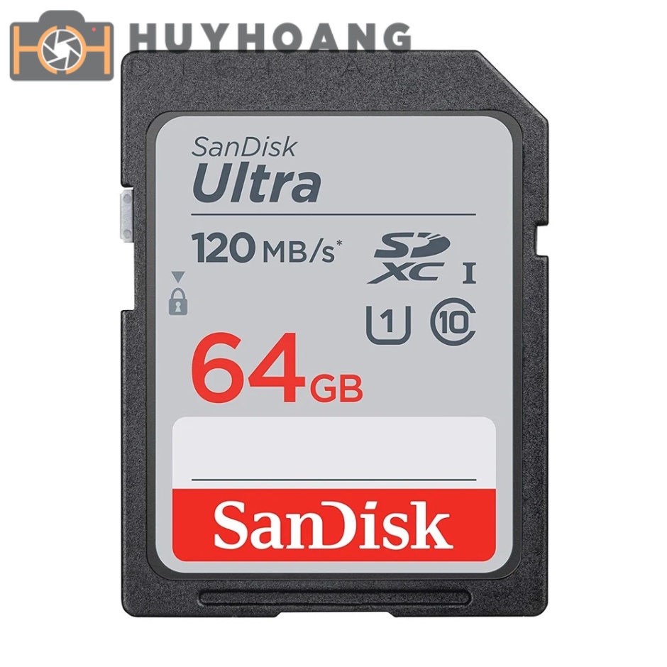 Thẻ nhớ SDXC SanDisk Ultra 64GB 120MB/s SDSDUN4-064G-GN6IN