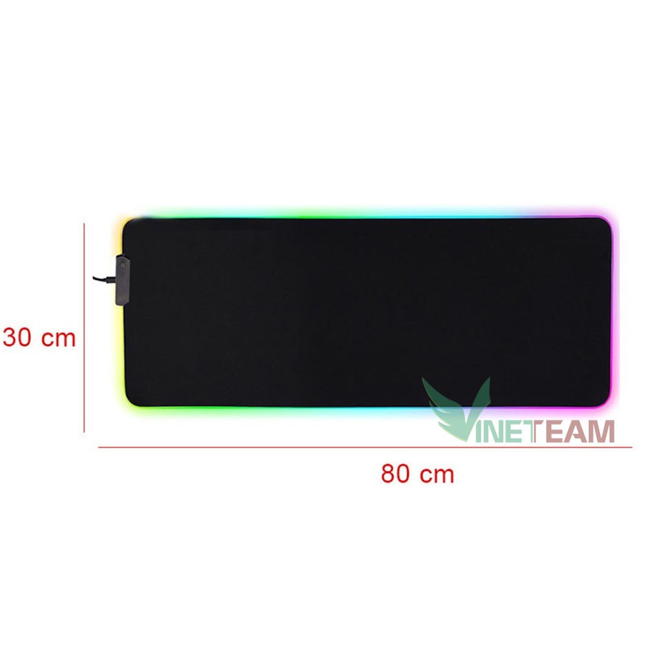 Miếng Lót Chuột LED RGB - Mousepad Led RGB Full Size, Nhiều Chế Độ