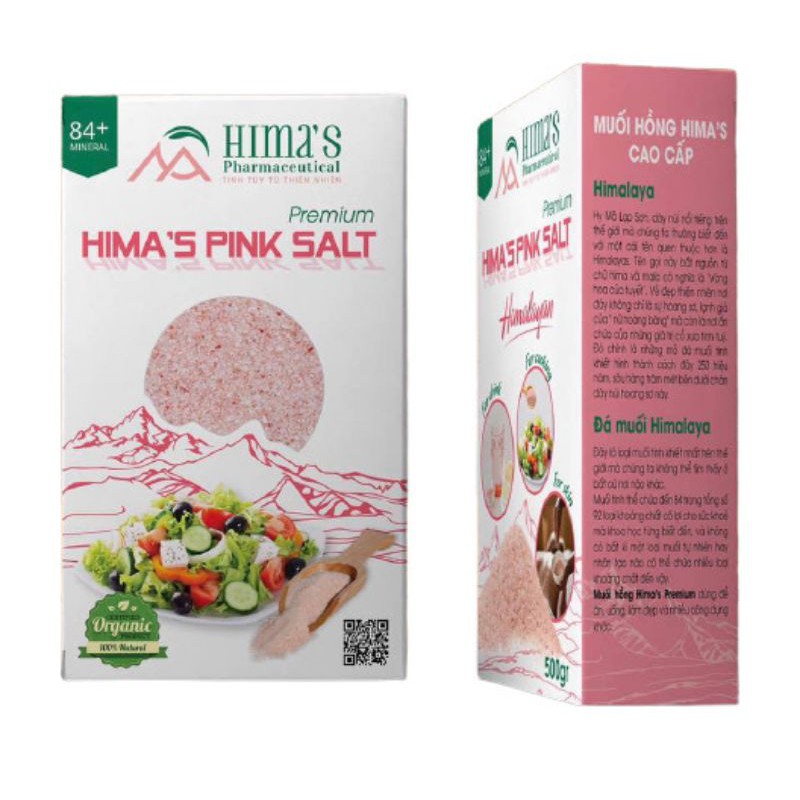 1kg muối hồng Hymalaya Hima's loại cao cấp