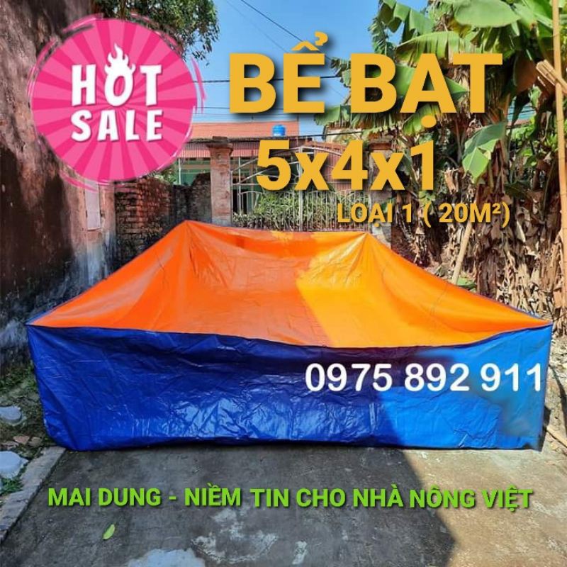 bể bạt nuôi ốc , ếch , cá, lươn - loại 20m2 cao 1m ( loại 1 )