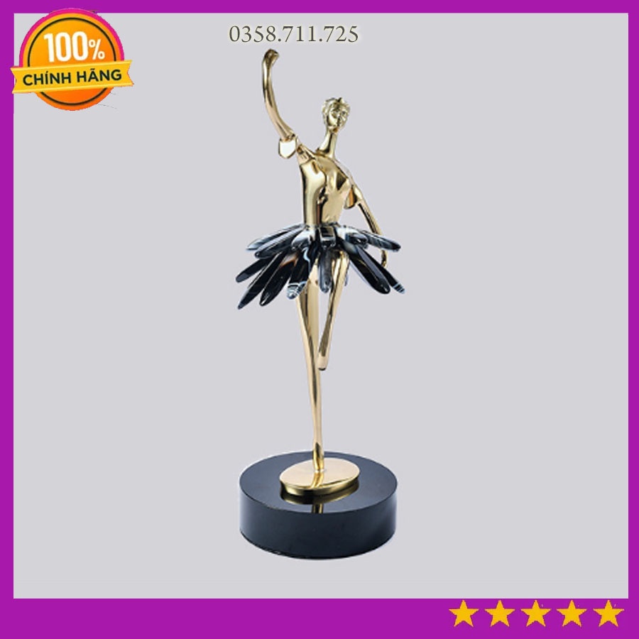 Tượng trang trí hình vũ công ba lê decor cao cấp, Tượng decor nhà cửa độc đáo