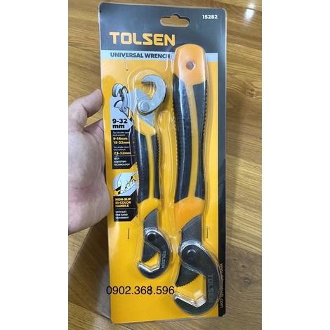 Bộ 2 mỏ lết đa năng Tolsen 15282