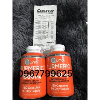 Viên nghệ TUMERIC CURCUMIN QUNOL 1500mg của Mỹ