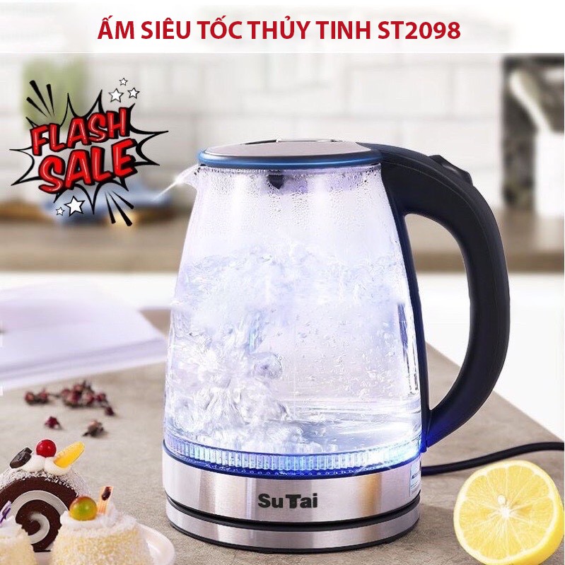 Ấm siêu tốc cao cấp, tiết kiệm điện,  đun sôi nhanh chóng, an toàn, tiện lợi, dung tích lớn